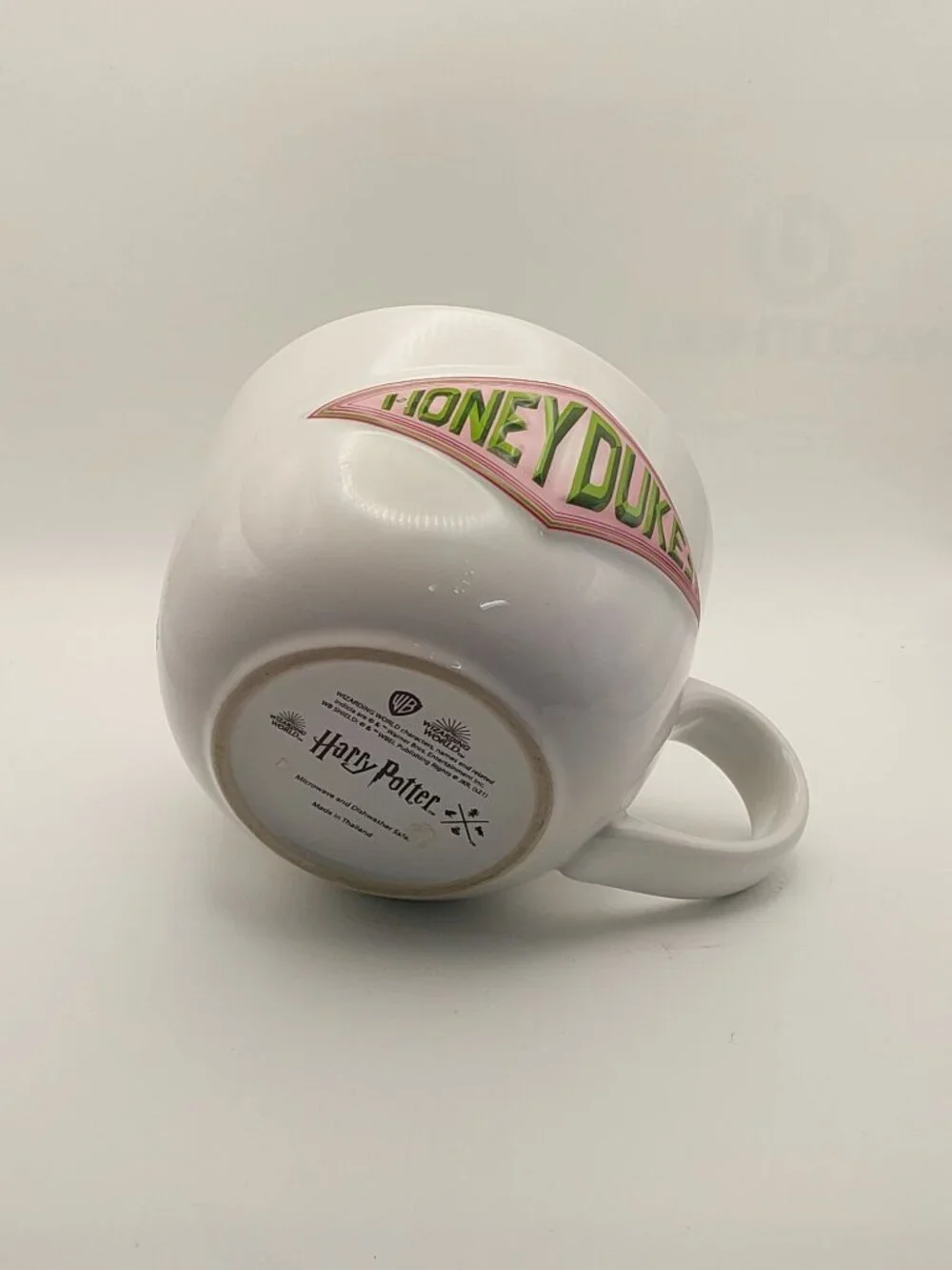 The Wizarding World Of Harry Potter Honeydukes White & Green Mug With Green Inte